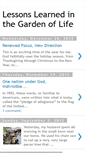 Mobile Screenshot of lessonslearnedinthegarden.blogspot.com