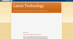 Desktop Screenshot of latesttechnology-co.blogspot.com