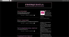 Desktop Screenshot of foodquestla.blogspot.com