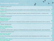 Tablet Screenshot of estudandosociologia.blogspot.com