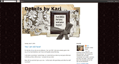 Desktop Screenshot of detailsbykari.blogspot.com