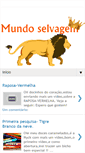 Mobile Screenshot of mundoselvagem.blogspot.com