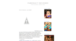 Desktop Screenshot of famosasymujeres.blogspot.com