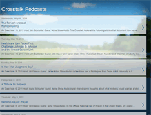 Tablet Screenshot of crosstalkpodcasts.blogspot.com