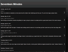 Tablet Screenshot of 17minutes2magic.blogspot.com