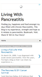 Mobile Screenshot of living-with-pancreatitis.blogspot.com