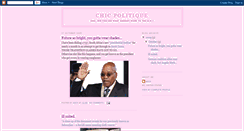Desktop Screenshot of chicpolitique.blogspot.com