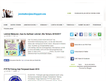 Tablet Screenshot of jawatankerajaan.blogspot.com