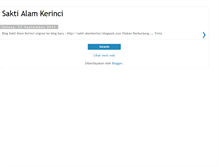 Tablet Screenshot of kerinci-sakti.blogspot.com