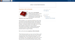 Desktop Screenshot of experience-jesextender.blogspot.com