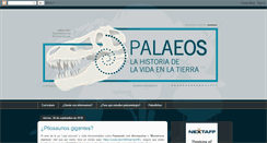 Desktop Screenshot of palaeos-blog.blogspot.com