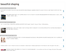 Tablet Screenshot of beautiful-shoping.blogspot.com