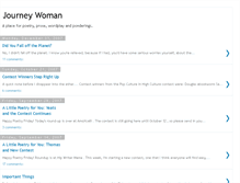 Tablet Screenshot of journey-woman.blogspot.com