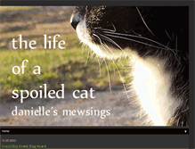 Tablet Screenshot of lifeofaspoiledcat.blogspot.com