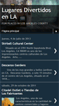 Mobile Screenshot of lugaresdivertidosenla.blogspot.com
