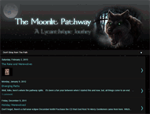 Tablet Screenshot of moonlitpathway.blogspot.com