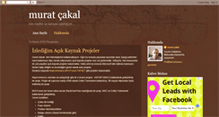 Desktop Screenshot of muratcakal.blogspot.com