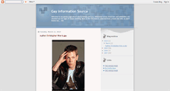 Desktop Screenshot of gayinfosource.blogspot.com