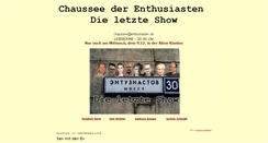 Desktop Screenshot of chausseederenthusiasten.blogspot.com