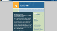 Desktop Screenshot of nextleveltvproducer.blogspot.com