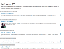 Tablet Screenshot of nextleveltvproducer.blogspot.com