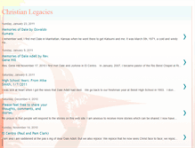 Tablet Screenshot of christianlegacies.blogspot.com