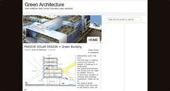 Desktop Screenshot of green-architecture-study.blogspot.com