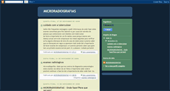 Desktop Screenshot of microradiografias.blogspot.com