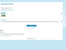 Tablet Screenshot of my-animalfarm.blogspot.com