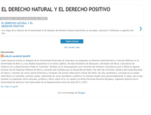 Tablet Screenshot of derechonaturalypositivo.blogspot.com