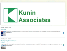 Tablet Screenshot of kuninassociates.blogspot.com