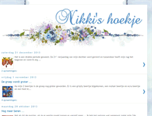 Tablet Screenshot of nikkisknutselhoekje.blogspot.com