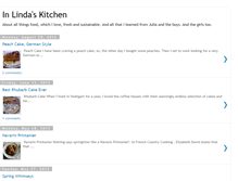 Tablet Screenshot of inlindaskitchen.blogspot.com