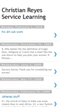 Mobile Screenshot of christianreyesservicelearning.blogspot.com