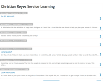 Tablet Screenshot of christianreyesservicelearning.blogspot.com