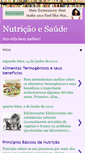 Mobile Screenshot of nutricmsaude.blogspot.com