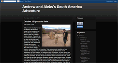 Desktop Screenshot of a-a-southamerica.blogspot.com