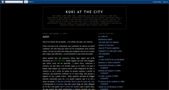 Desktop Screenshot of kukiatthecity.blogspot.com