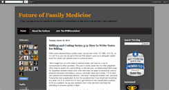 Desktop Screenshot of futureoffamilymedicine.blogspot.com