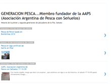 Tablet Screenshot of generacionpesca.blogspot.com