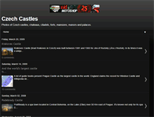 Tablet Screenshot of czech-castles.blogspot.com