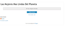 Tablet Screenshot of mujeresmaslindas.blogspot.com