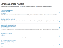 Tablet Screenshot of lanzadamoromuerto.blogspot.com