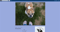 Desktop Screenshot of k-9solutionsdogtraininginc.blogspot.com