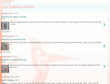Tablet Screenshot of lizslaboursoflove.blogspot.com
