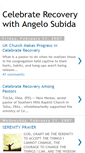 Mobile Screenshot of celebraterecoverywithangelosubida.blogspot.com