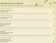 Tablet Screenshot of huelgaprofesoresmadrid.blogspot.com