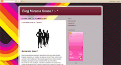 Desktop Screenshot of micaelasousa.blogspot.com