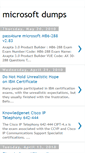 Mobile Screenshot of microsoftdump.blogspot.com