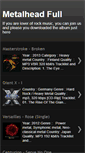 Mobile Screenshot of metalheadfull.blogspot.com